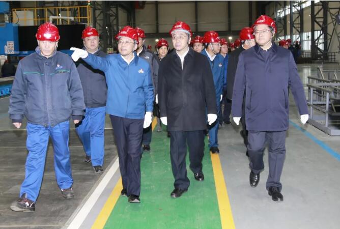 雷凡培、楊金成到渤船集團(tuán)調(diào)研